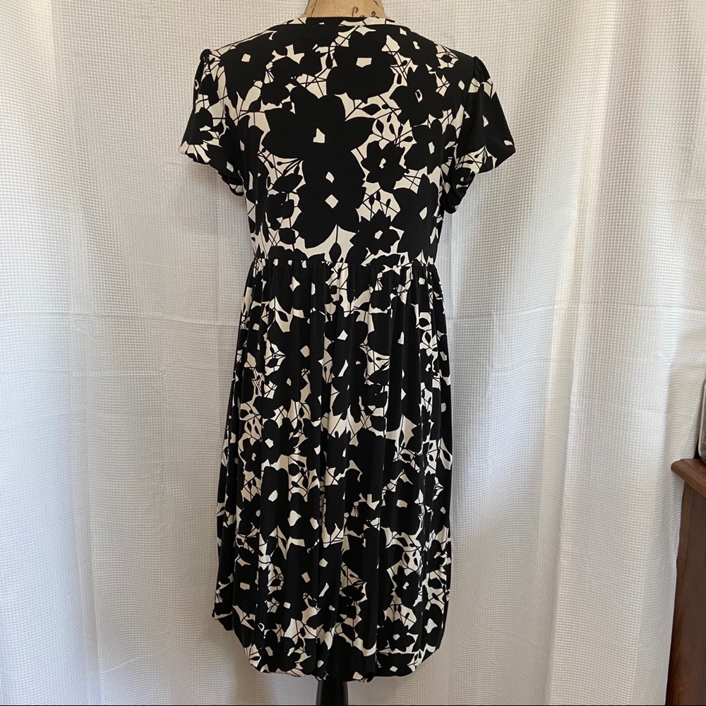 Apt 9 pretty summer dress black and white floral print - Picture 3 of 6